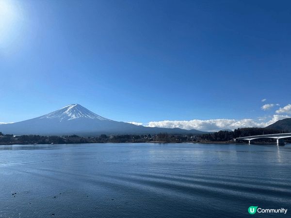1. 東京近郊必去河口湖看富士山, 湖泊配合富士山的景色令人...