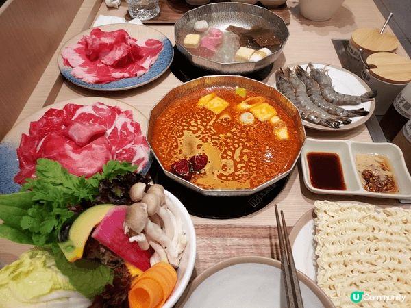 一人一鍋牛肉十牛舌。美味