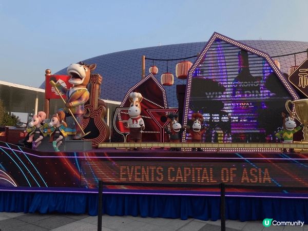 新年的花車，現在啟德主場館外展覽，大家記得去看看啦😊