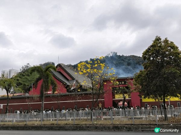 新年一定要去黄大仙祈福，雖然人多，但希望保一家人身體健康#我...