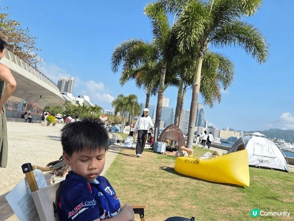 放假其中一個好節目就係到西九文化區chill 一 chill...