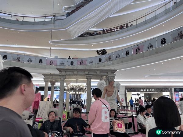 好震撼！一個巨型天使活現眼前！深圳前海壹方城有一個7.5米高...