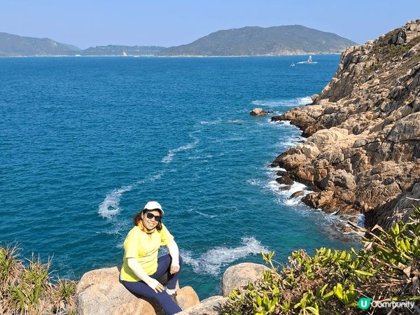 石澳大頭洲，簡單輕鬆就能到，有著無敵海景，三五知己在此吹吹海...