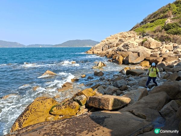 石澳大頭洲，簡單輕鬆就能到，有著無敵海景，三五知己在此吹吹海...