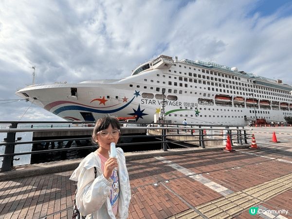剛與亞囡坐郵輪到沖繩和宮古島玩，亞囡初次體驗海上假期，船上有...