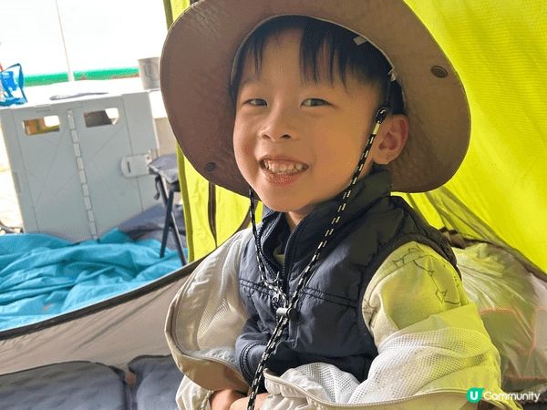 我哋今次去貝澳營地露營，同仔仔體驗戶外煮食同瞓覺，而且去咗沙...