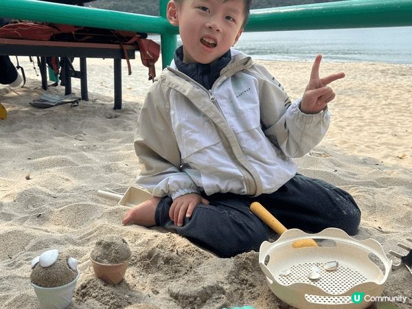 我哋今次去貝澳營地露營，同仔仔體驗戶外煮食同瞓覺，而且去咗沙...