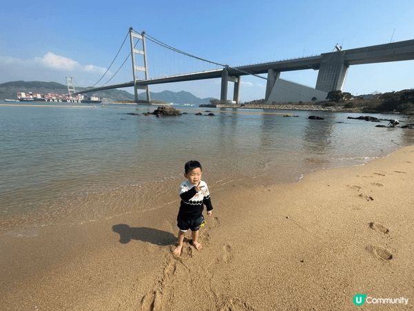 馬灣親子遊，環境安靜空氣清新，沙灘水質良好適合小朋友放電，有...