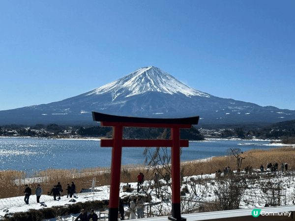 第一次到日本能看到日本富士山🗻天朗氣清是人生一大贏家