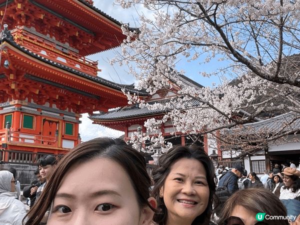 我推介大阪清水寺和大阪城。我和家人櫻花季節加上一齊著和服，係...