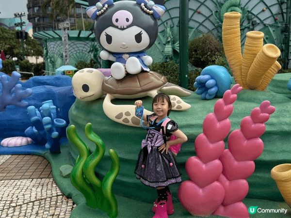 小朋友好鐘意kuromi， 因為同佢一樣鬼鬼馬馬 ，張相係海...