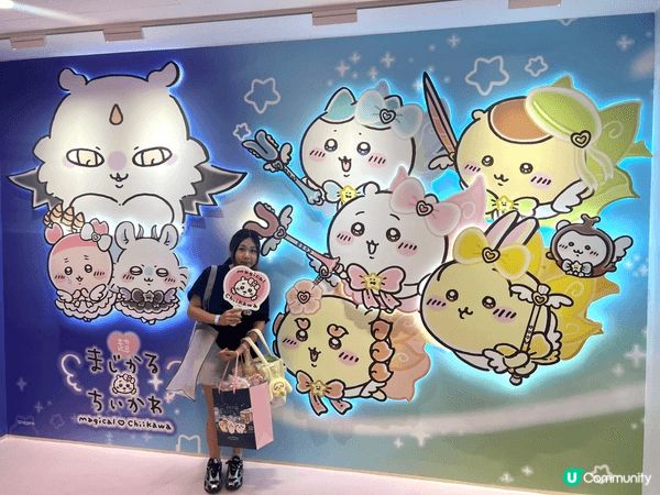 喜歡去自己喜愛公仔的展覽，最近去了chiikawa香港sho...