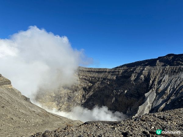 之前去熊本旅行，其中一個景點係阿蘇火山，第一次咁近距離見到火...