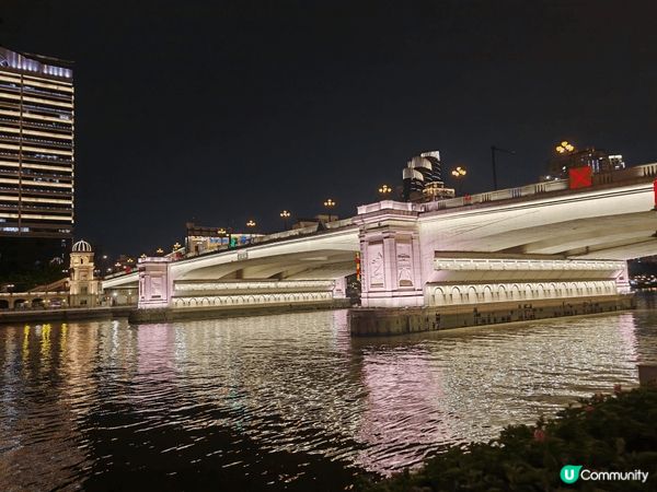 夜幕低垂，沙面島換上另一副容貌 🌃