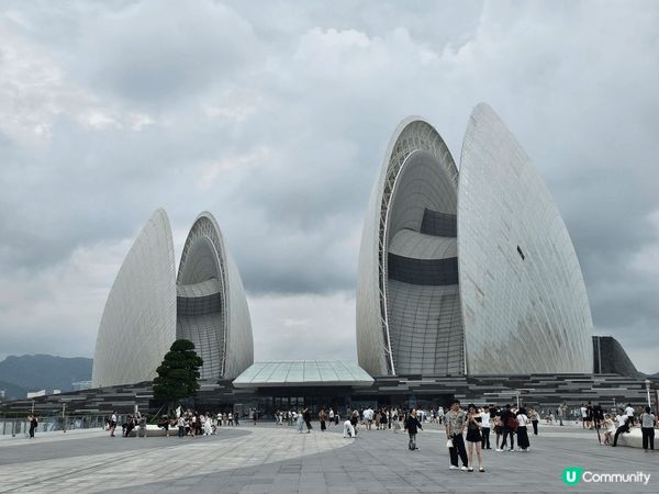 珠海日月貝（珠海大劇院）係人生必定要去嘅地方，近睇呢個建築物...