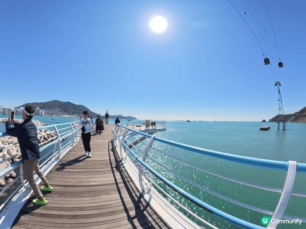韓國釜山5 日4 夜遊，沿海岸線青沙莆天空步道，影島燈塔，松...
