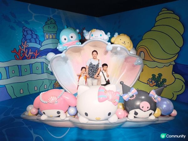 香港海洋公園「蔚藍海洋之旅」係sanrio做主角呀！！san...