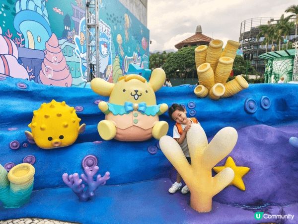 香港海洋公園「蔚藍海洋之旅」係sanrio做主角呀！！san...