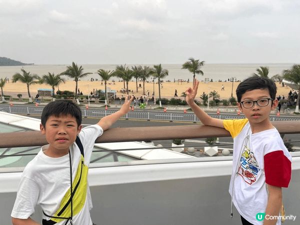第一張：珠海，想落海又唔成功。