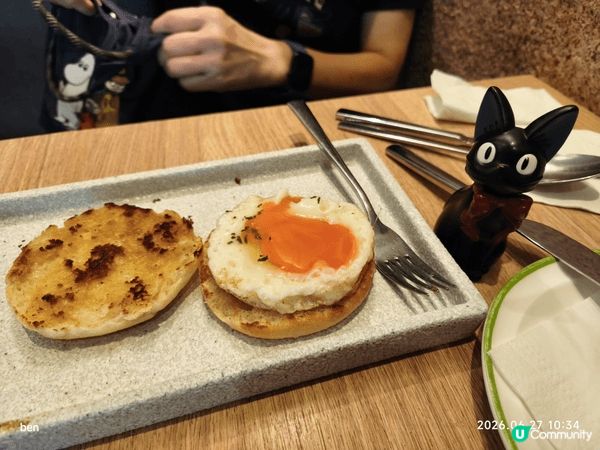 大埔超級城的beans餐廳地方寬敞，早餐食物美味，食得暢快。...