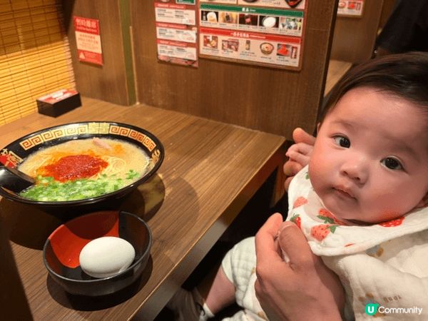 IG拍左個有趣嘅reels, 事源我同bb爸爸帶女女去食一蘭...