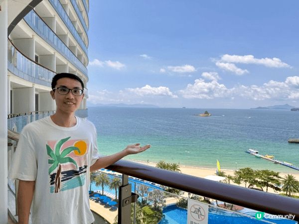 呢間深圳大梅沙洲際度假酒店係豪華海濱度假勝地！可喺高層陽台飽...