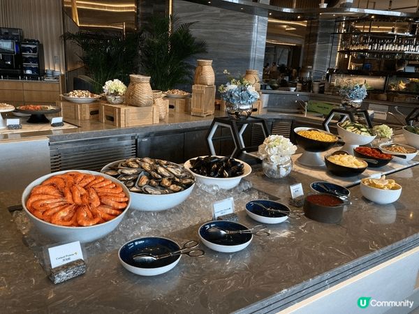 機場麗豪航天城的自助餐，場地環境非常開揚，食物質素亦好，值得...