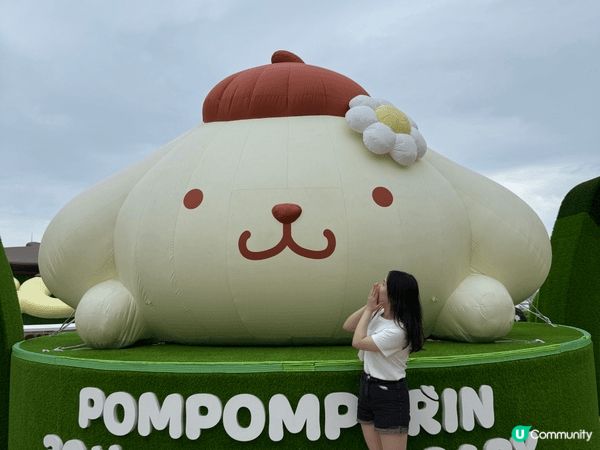 海洋公園 x Sanrio, 巨型布甸狗打卡，充滿活力，夢幻...