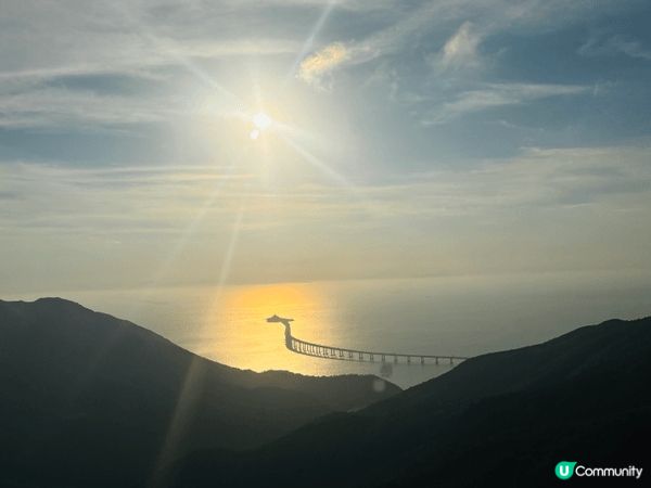昂坪360纜車上的風景
