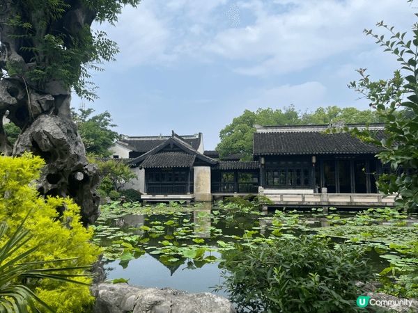 呢度㡳虹飲山房，位處蘇州木瀆古鎮，係清初文人徐士元嘅私家園林...