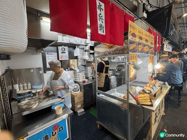 日本築地美食，有壽司、天婦羅、生蠔、長腳蟹，全部都是新鮮美食...