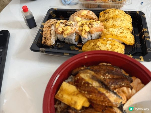 第一張相係元氣壽司，小朋友都好鍾意食壽司！