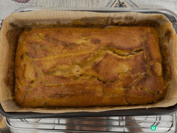 🍰假期期間我親手整咗兩款蛋糕: 蘋果肉桂蛋糕同香蕉蛋糕。我同...