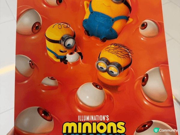 呢個暑假有好多好戲睇，睇咗Minion同埋moana, 拎埋...