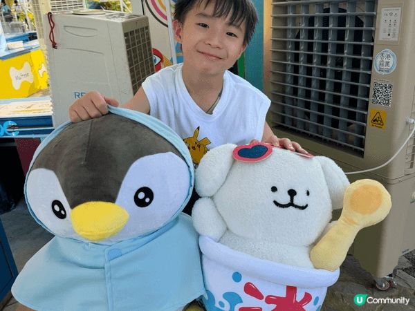 海洋公園，哥哥七歲，妹妹21個月，其他公園暑假又曬又熱，海洋...