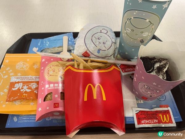 每年麥當勞Chiikawa美食