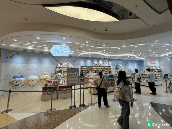 第一次去旺角新世紀廣場的 Chiikawa Shop，粉絲真...