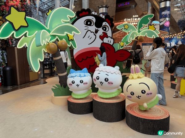 最近去朗豪坊嘅《劇場版CHIIKAWA人魚島的秘密》主題活動...