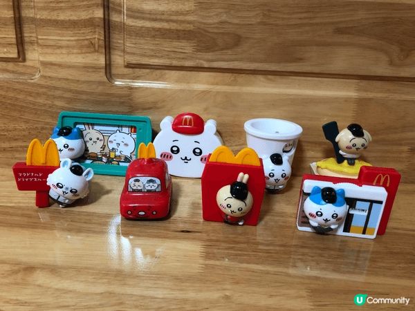 之前曾經在麥當勞買開心樂園餐，以獲取Chiikawa公仔擺設...