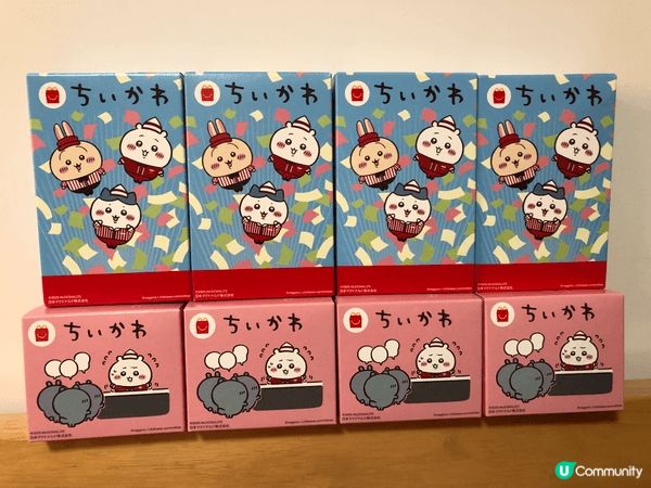 之前曾經在麥當勞買開心樂園餐，以獲取Chiikawa公仔擺設...
