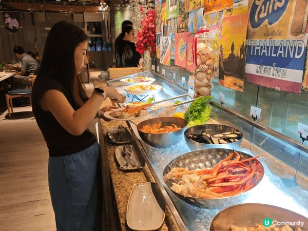 7月時和朋友一起到黃竹坑南灣如心酒店食泰國主題的自助餐慶祝生...