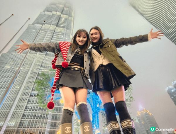上海3件套，一個著名拍照打卡的景點，一個商業區打造成一個拍照...