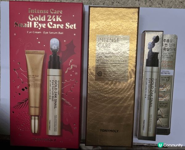 TONYMOLY 呢套蝸牛全效修護24K純金亮眼限定套裝真心...