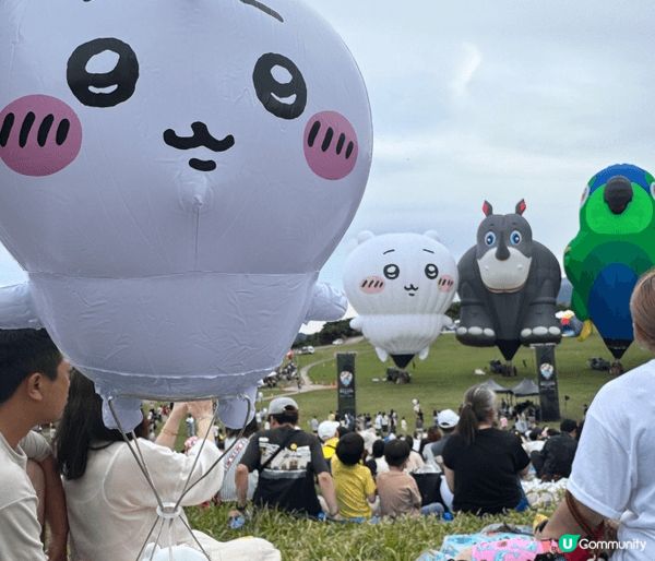 台東熱氣球嘉年華已經舉辦多年，今年有chiikawa就更加要...