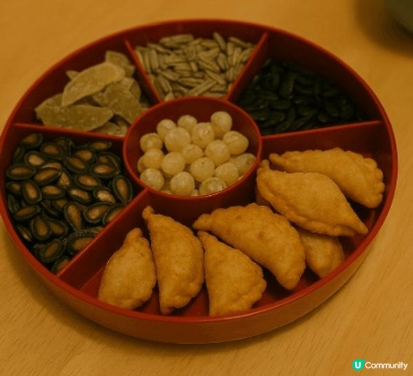 好喜歡新年食嘅食品係年糕 蘿蔔糕 角仔 呢啲都係我最喜歡嘅食...
