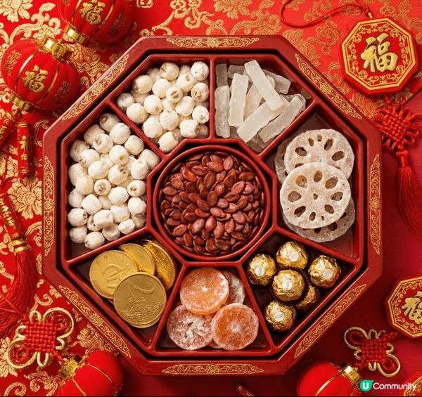 香港農曆新年傳統賀年食品中，唐冬瓜（糖冬瓜）係全盒「八甜」之...