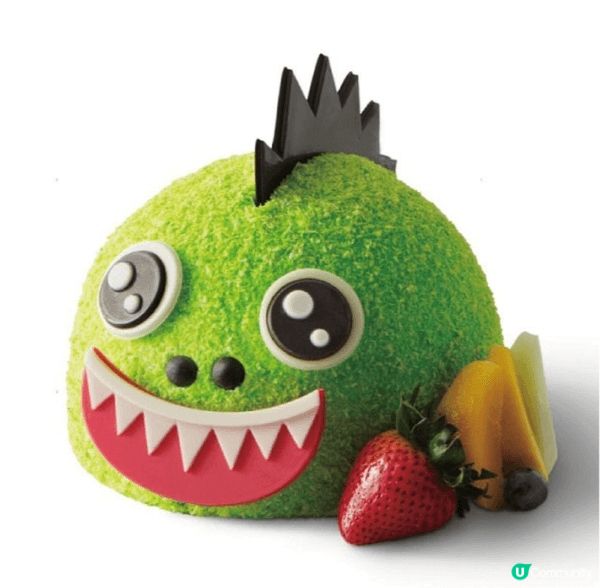 美心西餅的恐龍bb蛋糕，每吃一口，恐龍bb的樣子都會變得十分...