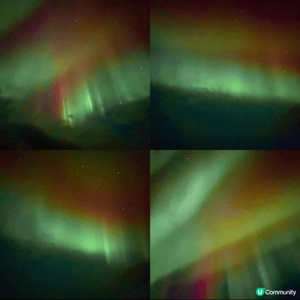 今次旅行去挪威洪寧斯沃格，真係超幸運睇到北極光，呈現橙色和綠...