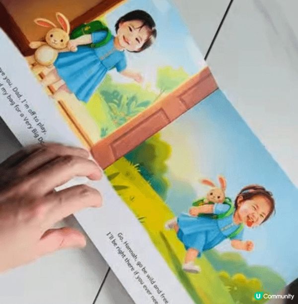 爸爸平日工作太忙，好少時間陪阿女。