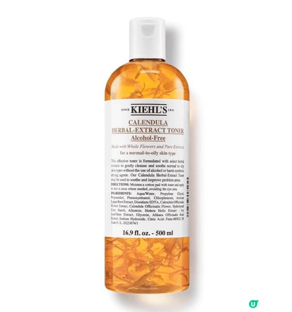 一種不含酒精成份、具收斂效果的爽膚水，成份完全萃取自金盞花卉...